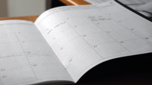 family planner calendar